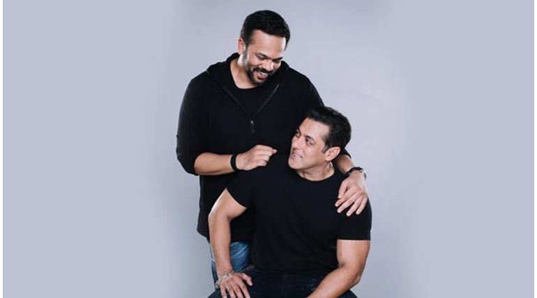 Rohit Shetty with Salman Khan