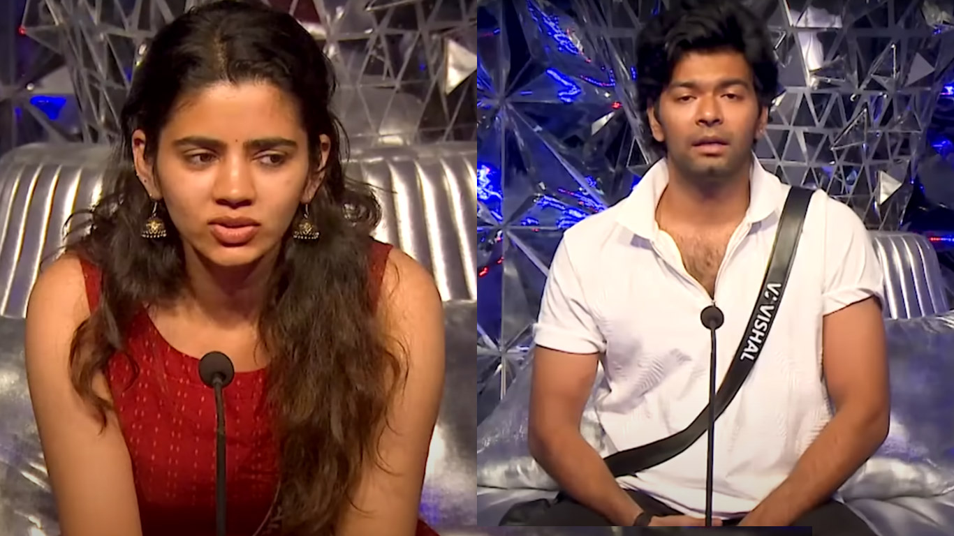 BB Contestants Soundariya and Vishal